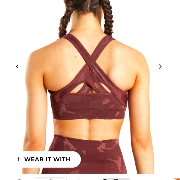 Gymshark Camo Seamless Sports Bra - Picture 2 of 3